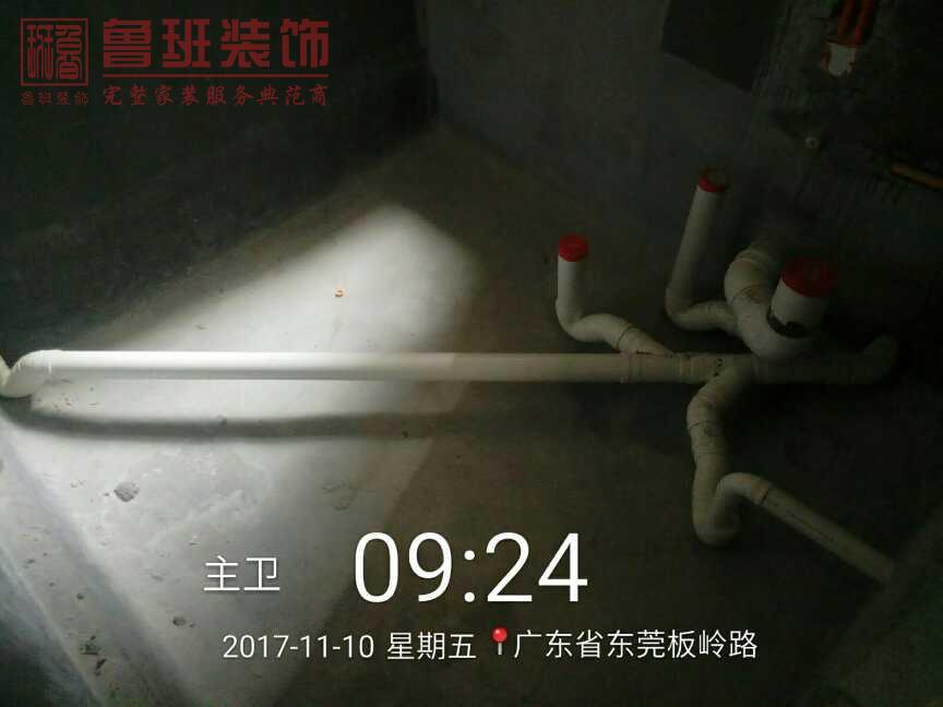 東莞鼎峰源著別墅裝修水電工程階段